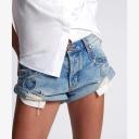 Sunbleach Blue Bandits Low Waist Short