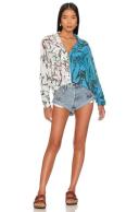 Sunbleach Blue Bandits Low Waist Short