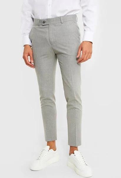 Super Skinny Grey Suit Trousers