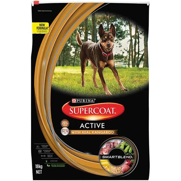 Supercoat Dog Active Kangaroo 18kg