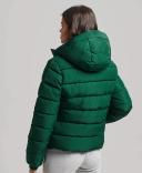 Superdry Spirit Sports Puffer Jacket Dark Green Women - 6