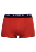 Superdry Trunk Multi Boxer (3 Pack) Red Grey Black - XXL