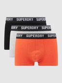 Superdry Trunk Multi Boxer (3 Pack) Red Grey Black - XXL