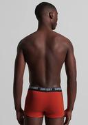 Superdry Trunk Multi Boxer (3 Pack) Red Grey Black - XXL