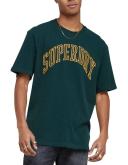 Superdry Varsity Embroidered Tee in Green XXXL