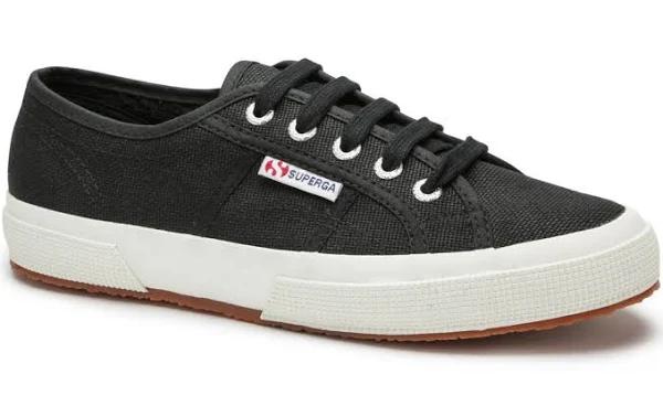 Superga 2750 Cotu Classic Shoe - Colours: Navy, White, Black, Grey & Taupe, 42 / Black
