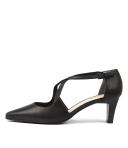 Supersoft MARNEE Black Womens Medium Heels Pumps Shoes