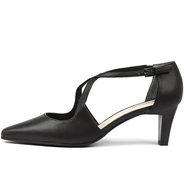 Supersoft MARNEE Black Womens Medium Heels Pumps Shoes