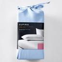 Supima 400 Thread Count Cotton Fitted Sheet | Blue | Queen Bed