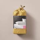 Supima 400 Thread Count Cotton Fitted Sheet | Yellow | King Bed