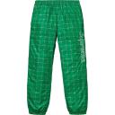 Supreme Lacoste Reflective Grid Nylon Track Pant Green