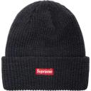 Supreme Ribbed Beanie (FW22) Black