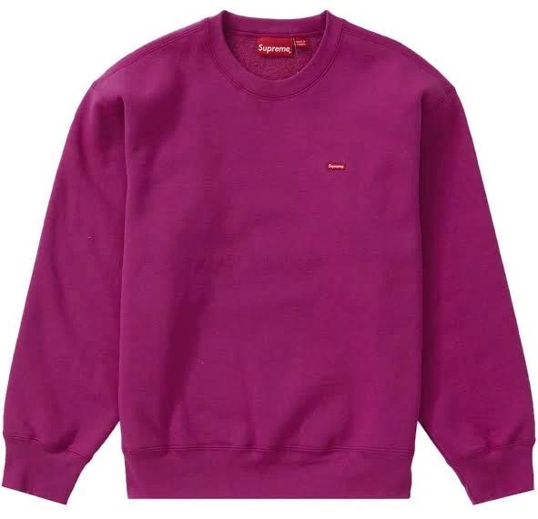 Supreme Small Box Crewneck (FW22) Raspberry