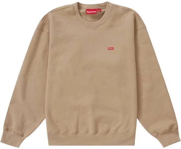 Supreme Small Box Crewneck Tan