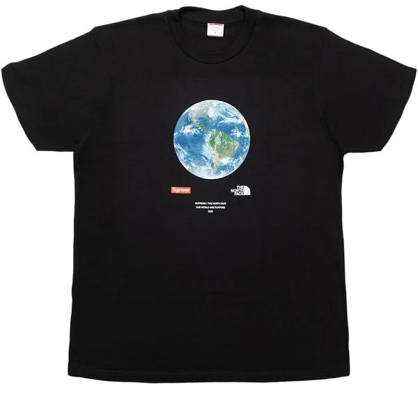 Supreme The North Face One World Tee Black
