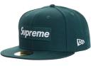 Supreme World Famous Box Logo New Era Dark Green