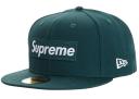 Supreme World Famous Box Logo New Era Dark Green