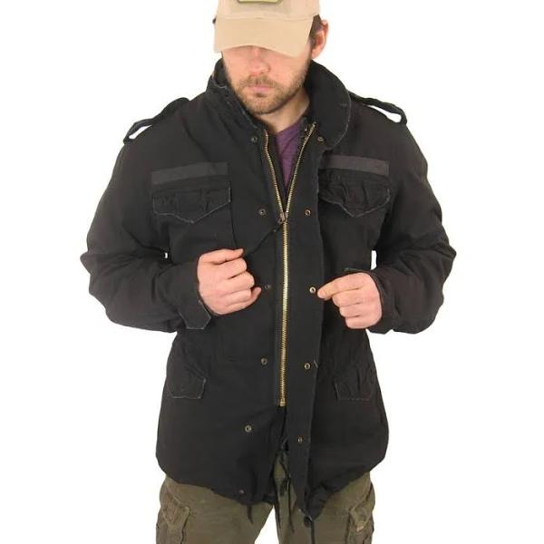 Surplus M65 Regiment Jacket Black Size L