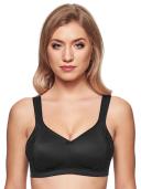 Susa 8014-4 London Black Non-Padded Non-Wired Minimizer Bra