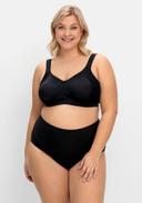 Susa 8014-4 London Black Non-Padded Non-Wired Minimizer Bra