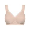 Susa Organic Cotton White Non Wired Bra 7758