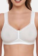 Susa Organic Cotton White Non Wired Bra 7758
