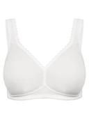 Susa Organic Cotton White Non Wired Bra 7758