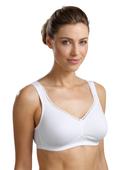 Susa Organic Cotton White Non Wired Bra 7758