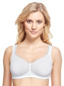 Susa Organic Cotton White Non Wired Bra 7758