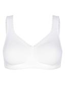Susa Organic Cotton White Non Wired Bra 7758