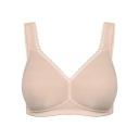 Susa Organic Cotton White Non Wired Bra 7758