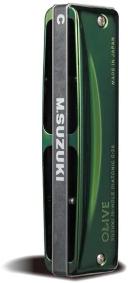 Suzuki Harmonica Olive C20 10 Hole Diatonic Harmonica - Key of C