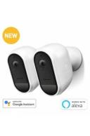 Swann 1080P Battery Powered Twin Pack Smart Wifi Camera