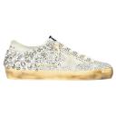 Swarovski Golden Goose Super-Star Trainers, Men's, White