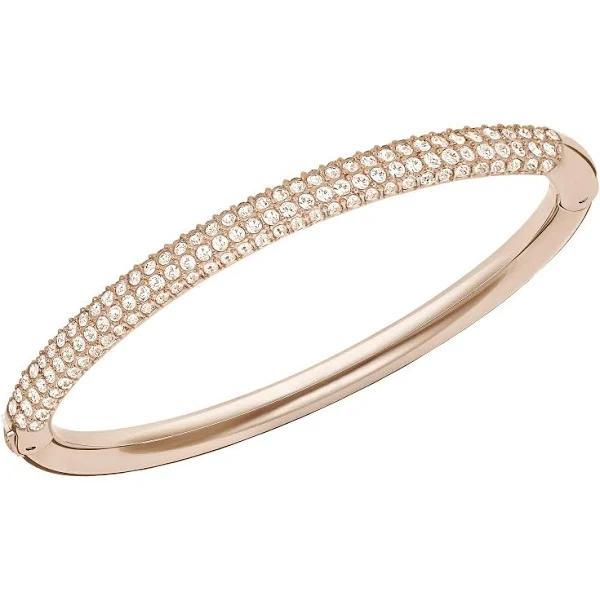 Swarovski Stone Bangle - Rose Gold