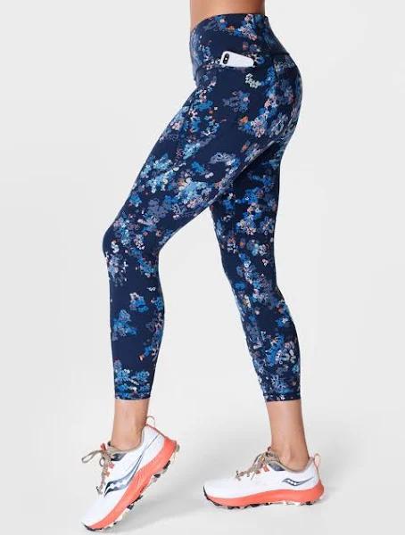 Sweaty Betty Power 7/8 Gym Leggings, Blue, Women's M