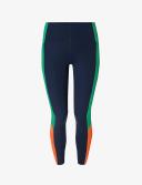 Sweaty Betty Power Color Blocked High Waist 7/8 Leggings Navy Blue