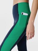Sweaty Betty Power Color Blocked High Waist 7/8 Leggings Navy Blue