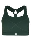 Sweaty Betty Power Medium Impact Sports Bra, Green, Women's L