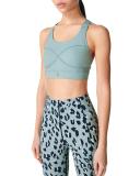 Sweaty Betty Power Medium Support Sports Bra, Blue, Women's XXL