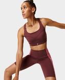 Sweaty Betty Power Medium Support Sports Bra, Red, Women's L