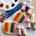 Sweet Sticks Edible Art Paint - 8 Pack - Rainbow