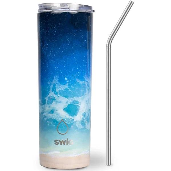 Swig Skinny Tumbler Blue Bondi