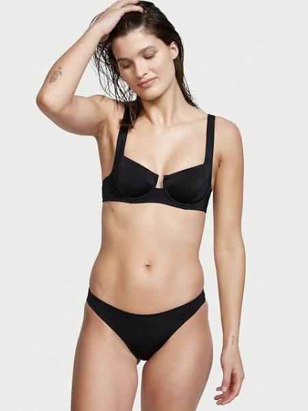 Swim Mix-and-Match Full Coverage Bikini Top , Black, 34c - Women's - Victoria's Secret