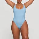 Swim Scoop Neck One Piece | Iris Blue