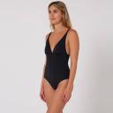 Swimwear | Hyams Plunge One Piece | Ocean and Earth 6 / Chocolate