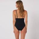 Swimwear | Hyams Plunge One Piece | Ocean and Earth 6 / Chocolate