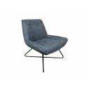 Swing Contemporary Fabric Chair - Charcoal