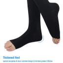 SWOLF Compression Pantyhose Women Men, Open Toe 20-30 mmHg Gradient Fi
