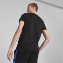 T7 Iconic Men's T-Shirt in Black/Royal Sapphire, Size XL, Cotton/Polyester by Puma